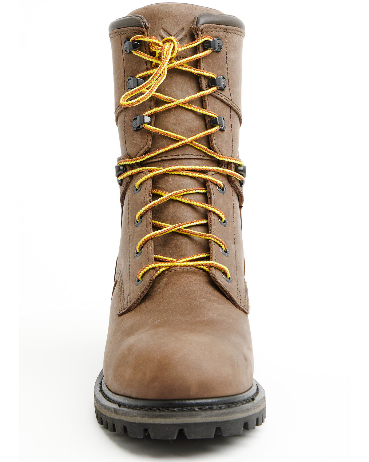 Image #4 - Hawx Men's 8" Logger Lace-Up Waterproof Work Boot - Soft Toe, Chocolate, hi-res