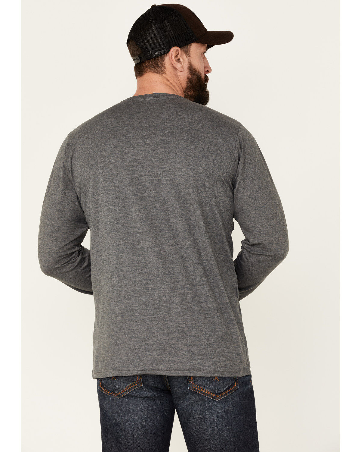 Image #4 - Columbia Men's Tech Trail Graphic Long Sleeve T-Shirt, Grey, hi-res