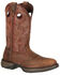 Image #1 - Durango Men's Rebel Saddle Western Boots, Bark, hi-res
