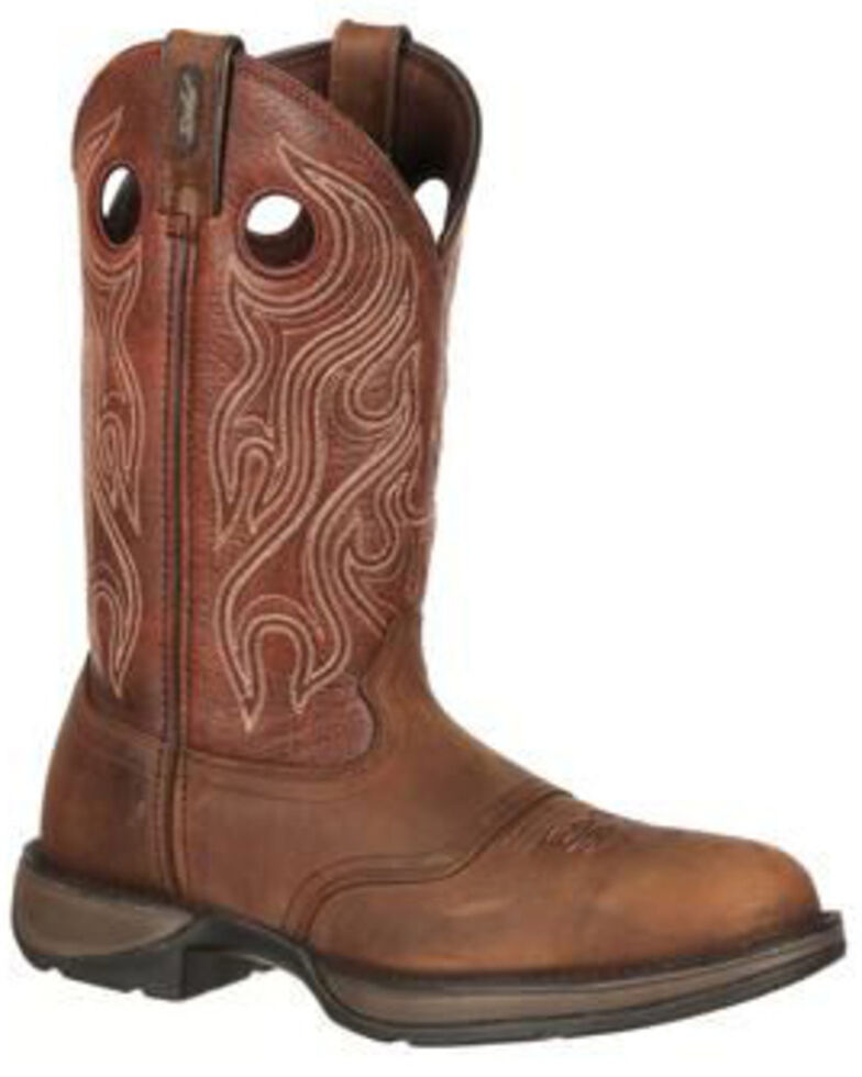Durango Men's Rebel Saddle Western Boots, Bark, hi-res