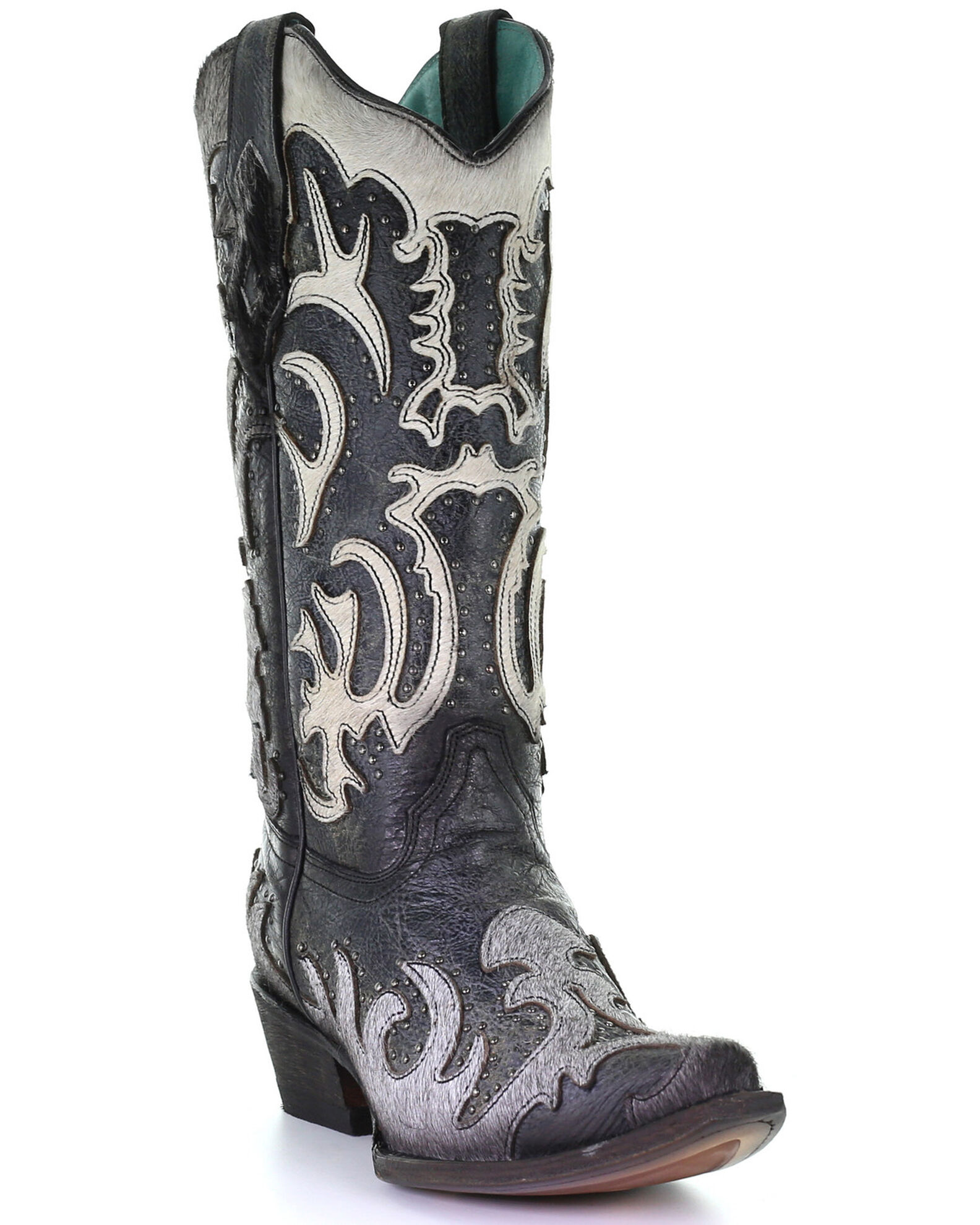 Women's gray cowgirl boots sale