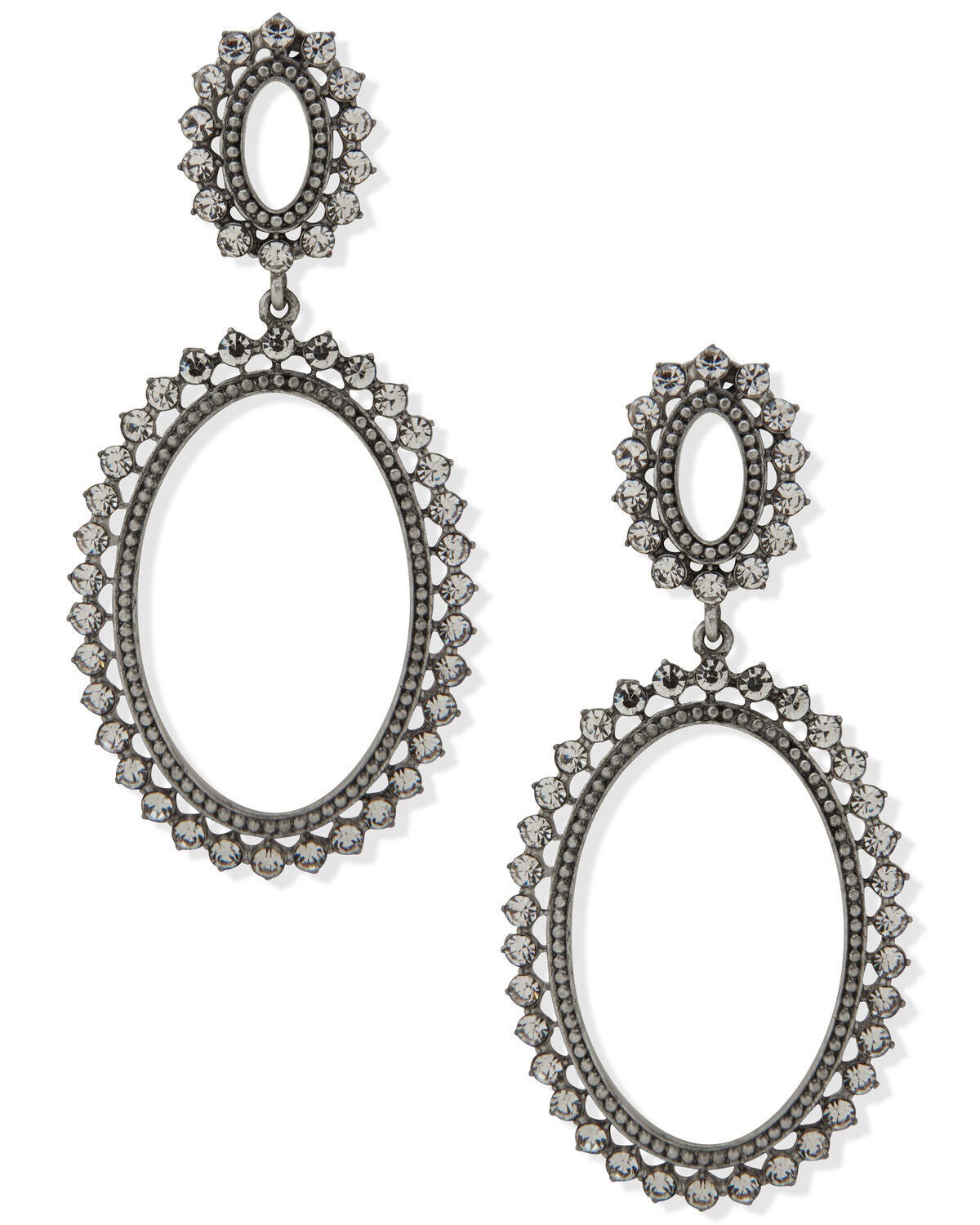 Lainey Wilson Women's Open Drop Earrings, Silver, hi-res
