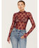 Image #1 - Free People Women's Lady Lux Layering Top, Maroon, hi-res