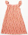 Image #1 - Shyanne Toddler Girls' Ditsy Floral Print Ruffle Sleeve Midi Dress, Light Pink, hi-res