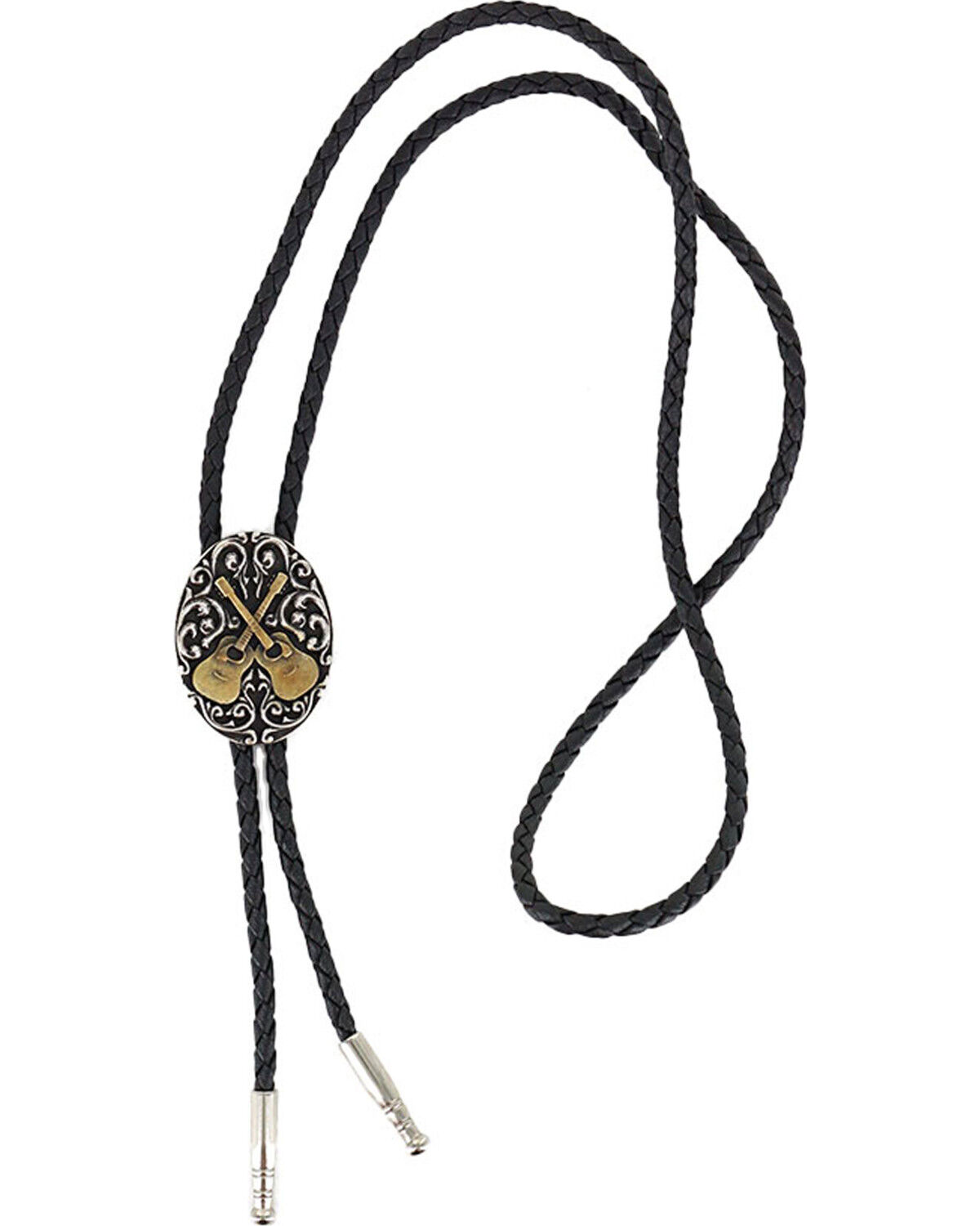Image #2 - Cody James® Oval Dueling Guitars Bolo tie, Multi, hi-res