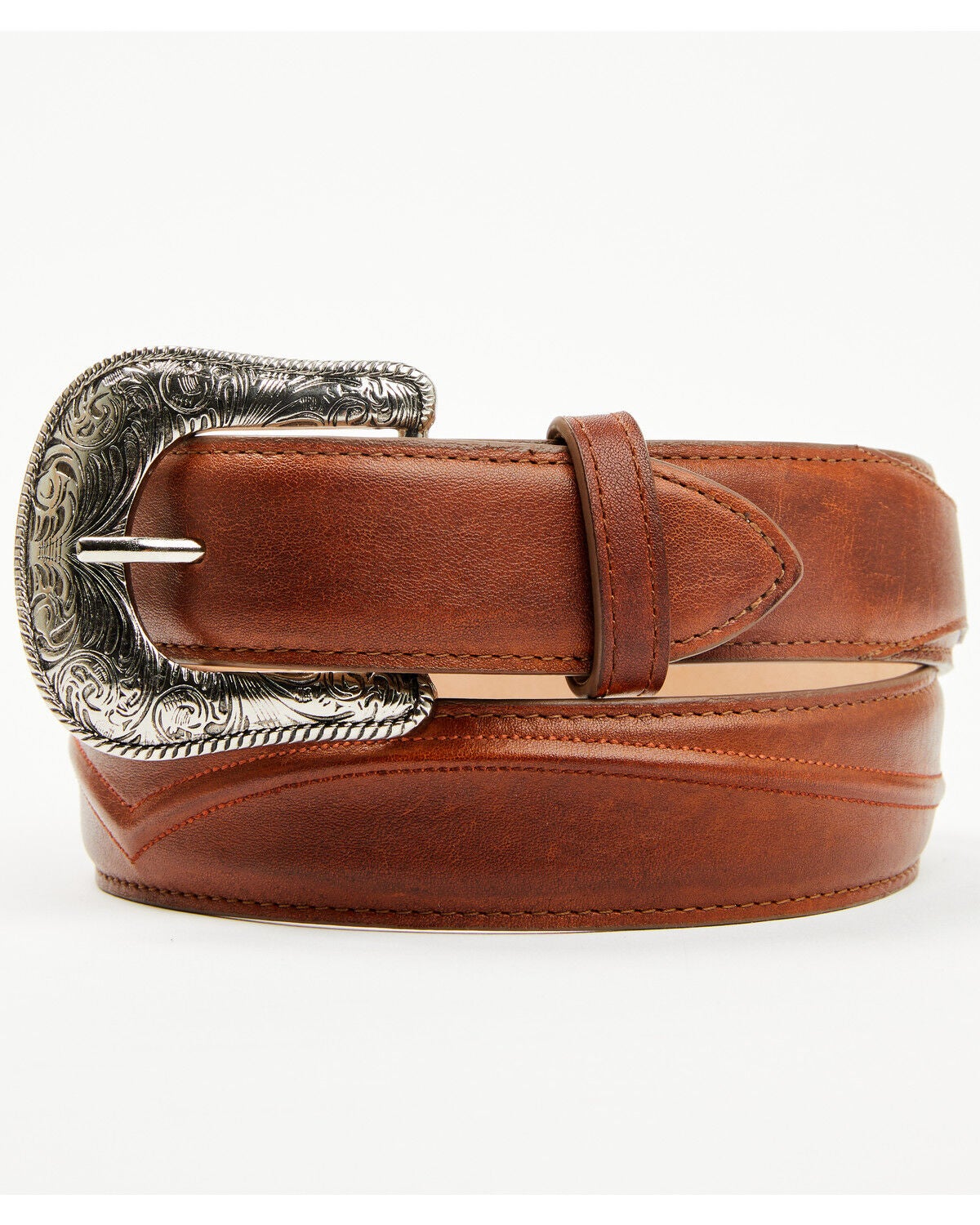 Cody James Black 1978&trade; Men's Smooth Leather Belt, Cognac, hi-res