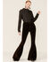 Image #4 - Stetson Women's Horse Pattern Long Sleeve Snap Western Shirt, Black, hi-res