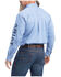 Image #2 - Ariat Men's FR Lanting Logo Geo Print Button Down Work Shirt, Turquoise, hi-res