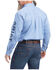 Image #2 - Ariat Men's FR Lanting Logo Geo Print Button Down Work Shirt , Turquoise, hi-res