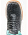 Image #6 - Ferrini Women's Caiman Tail Print Western Boots, Black, hi-res