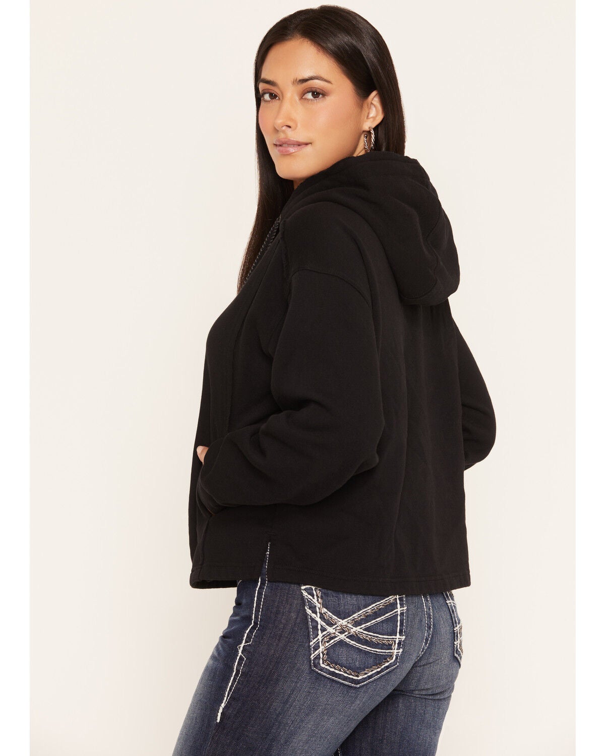 Image #4 - Ariat Women's Daydreamer Hoodie, Black, hi-res