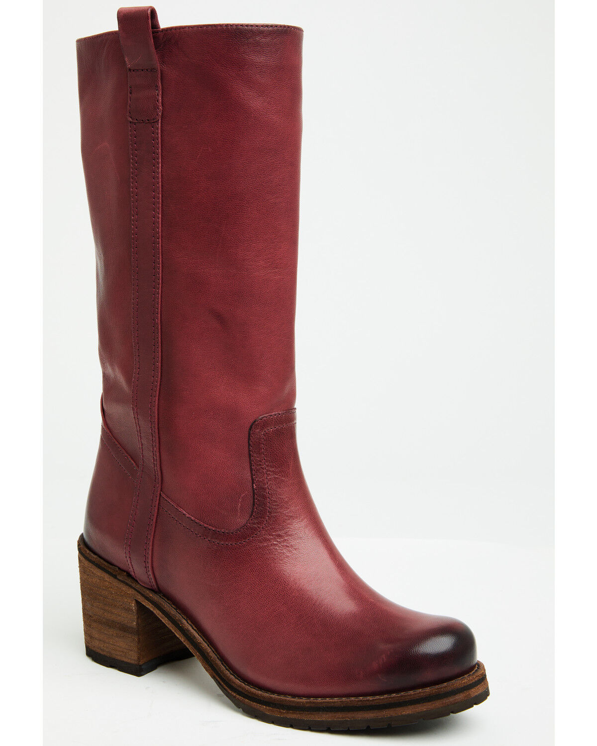 Image #1 - Cleo + Wolf Women's Scout Fashion Boots - Round Toe, Wine, hi-res