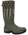 Image #1 - Georgia Boot Men's GBR Patriotic Rubber Pull On Work Boots - Soft Toe, Dark Green, hi-res