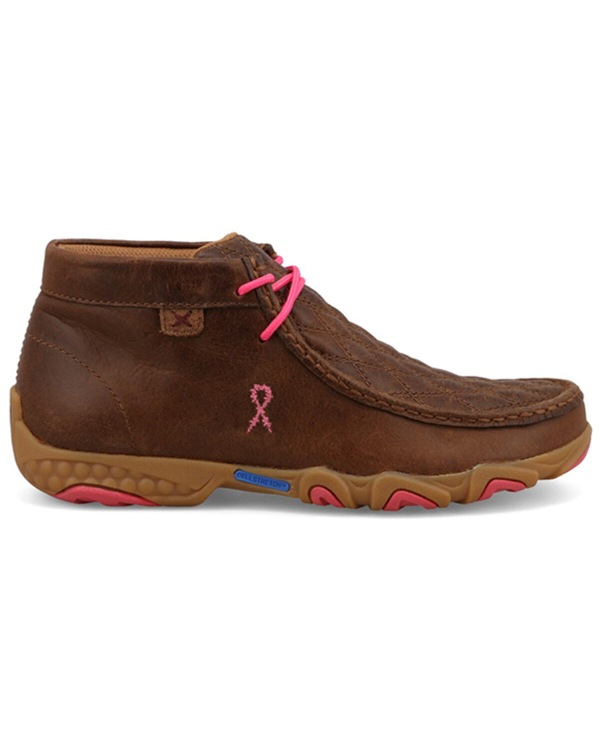 Image #2 - Twisted X Women's Tough Enough to Wear Pink Chukka Driving Mocs, Brown, hi-res