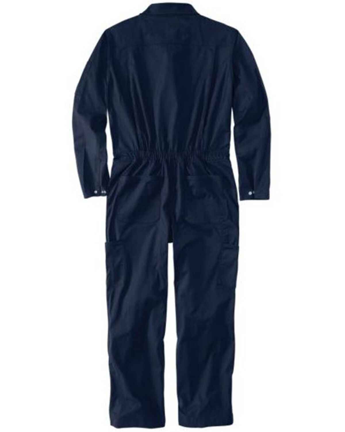 Image #2 - Carhartt Men's FR Loose Fit Twill Coveralls - Tall, Navy, hi-res