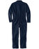 Image #2 - Carhartt Men's FR Loose Fit Twill Coveralls - Tall, Navy, hi-res