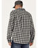 Image #4 - Brothers and Sons Men's Everyday Plaid Button Down Western Flannel Shirt, Black, hi-res