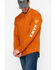 Image #3 - Hawx Men's Logo Crew Long Sleeve Work T-Shirt, , hi-res