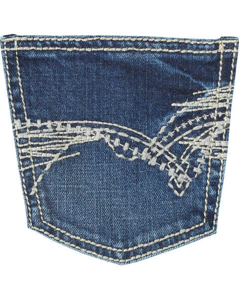 Image #4 - Wrangler Boy's 20X Vintage No. 42 Boot Cut Jeans, Blue, hi-res