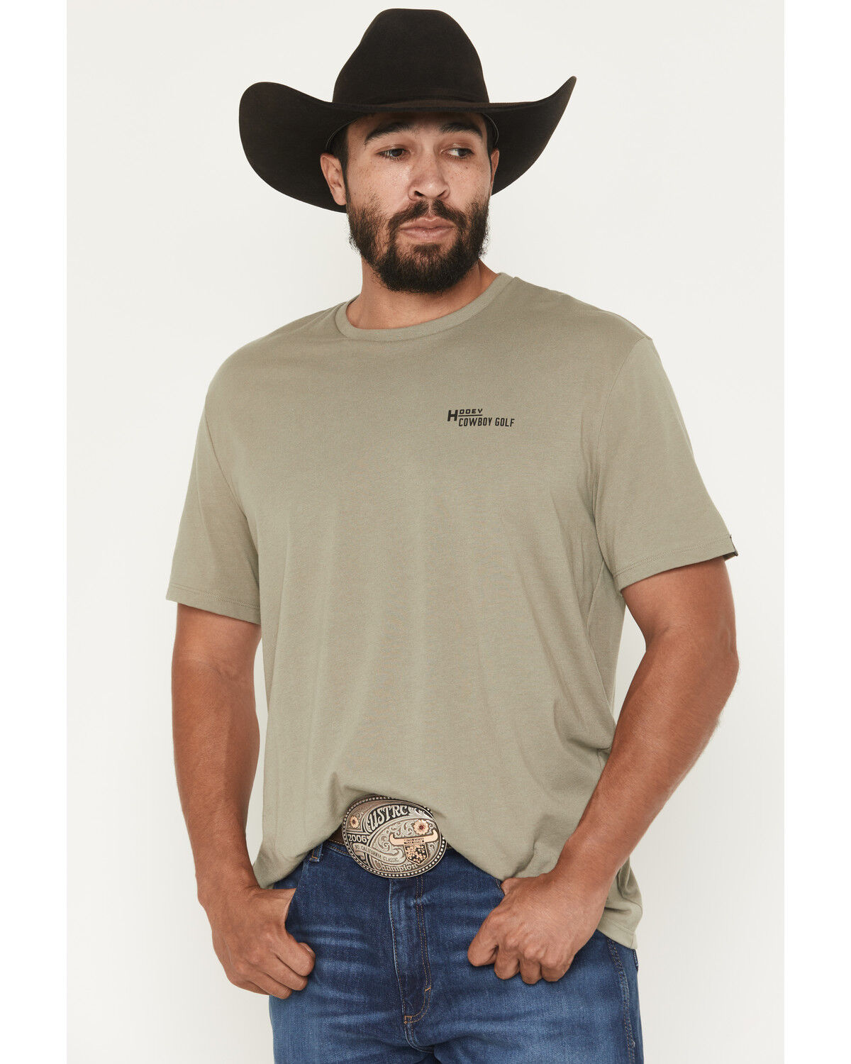 Image #2 - Hooey Men's County Clubbin' Short Sleeve Graphic T-Shirt, Green, hi-res