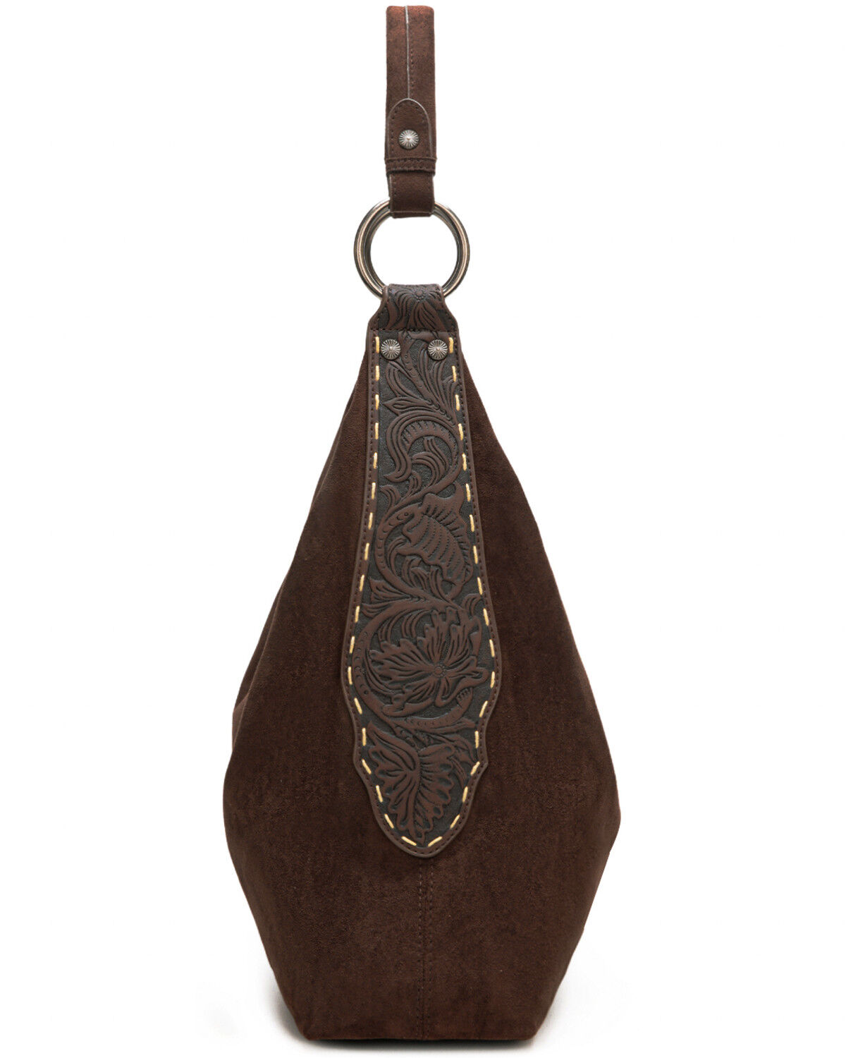 Wrangler Women's Floral Tooled Hobo Bag with Pouch