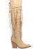 Image #2 - Dingo Women's Witchy Woman Fringe Tall Western Boots - Pointed Toe, Sand, hi-res