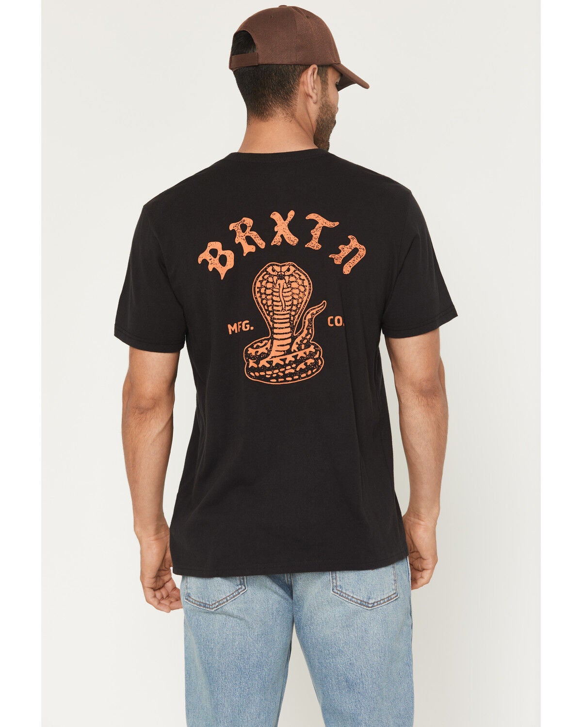 Brixton Men's Darver Short Sleeve Graphic T-Shirt, Black, hi-res