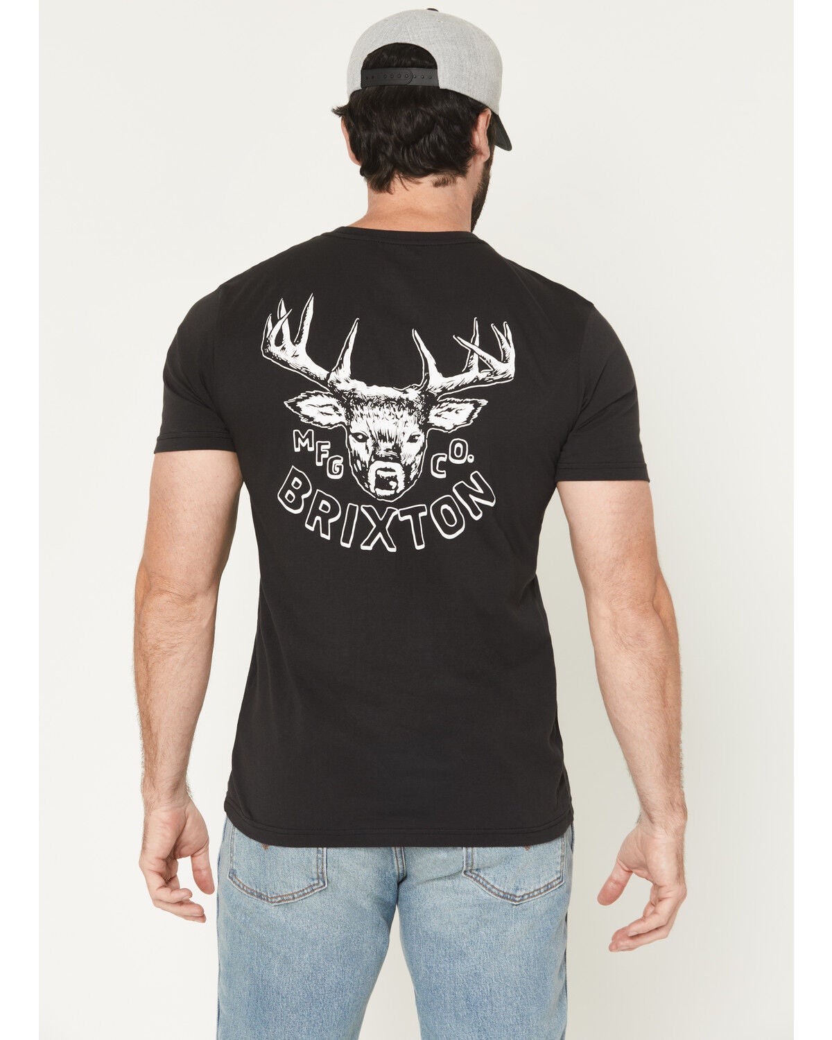 Brixton Men's Berrick Short Sleeve Graphic T-Shirt, Black, hi-res
