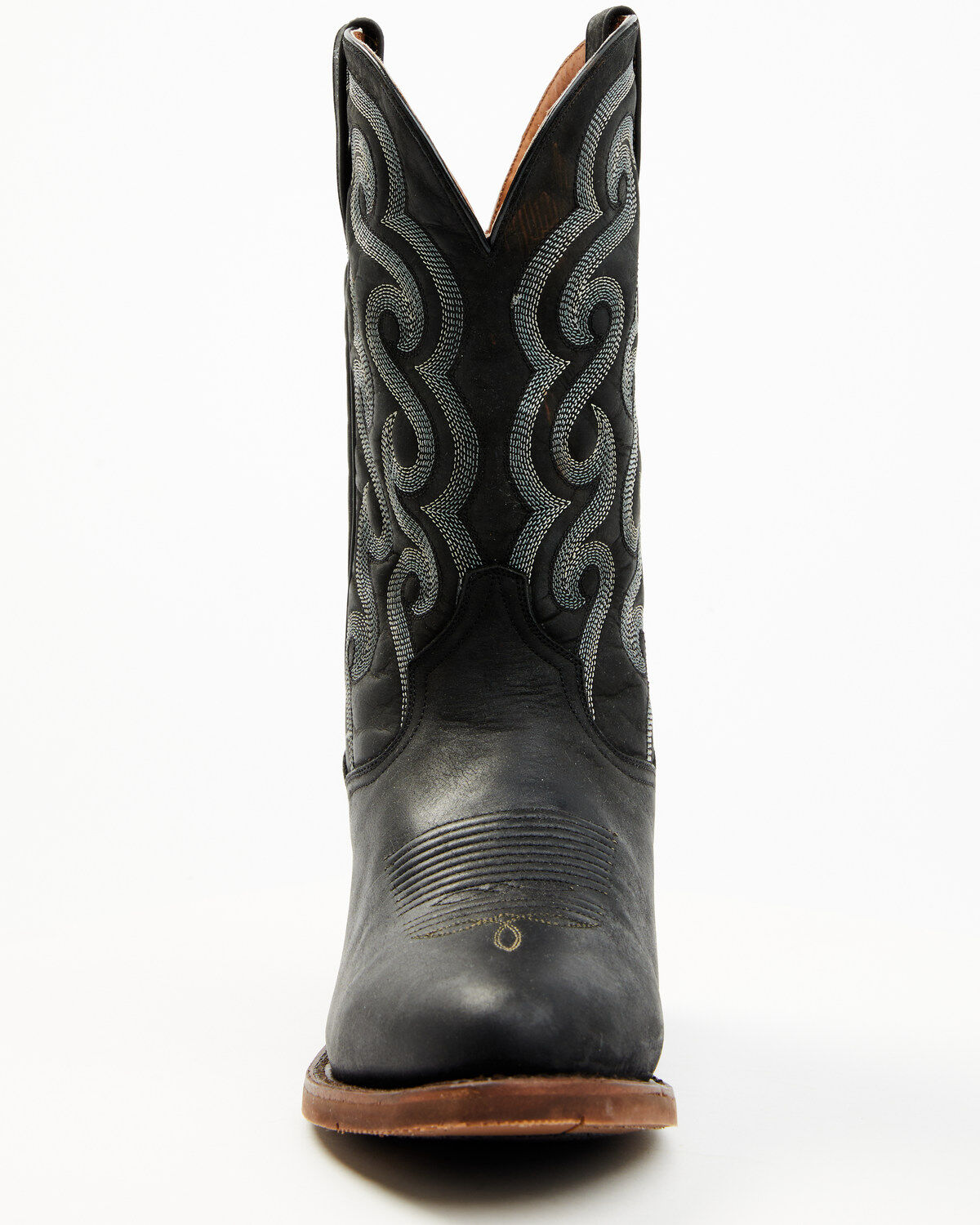 Image #4 - Dan Post Men's 12" Leon Western Performance Boots - Round Toe, Black, hi-res