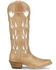 Image #2 - Justin Women's May Tall Western Boots - Snip Toe, Tan, hi-res