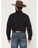 Image #4 - Cody James Men's Basic Solid Long Sleeve Button-Down Stretch Western Shirt - Big, Black, hi-res