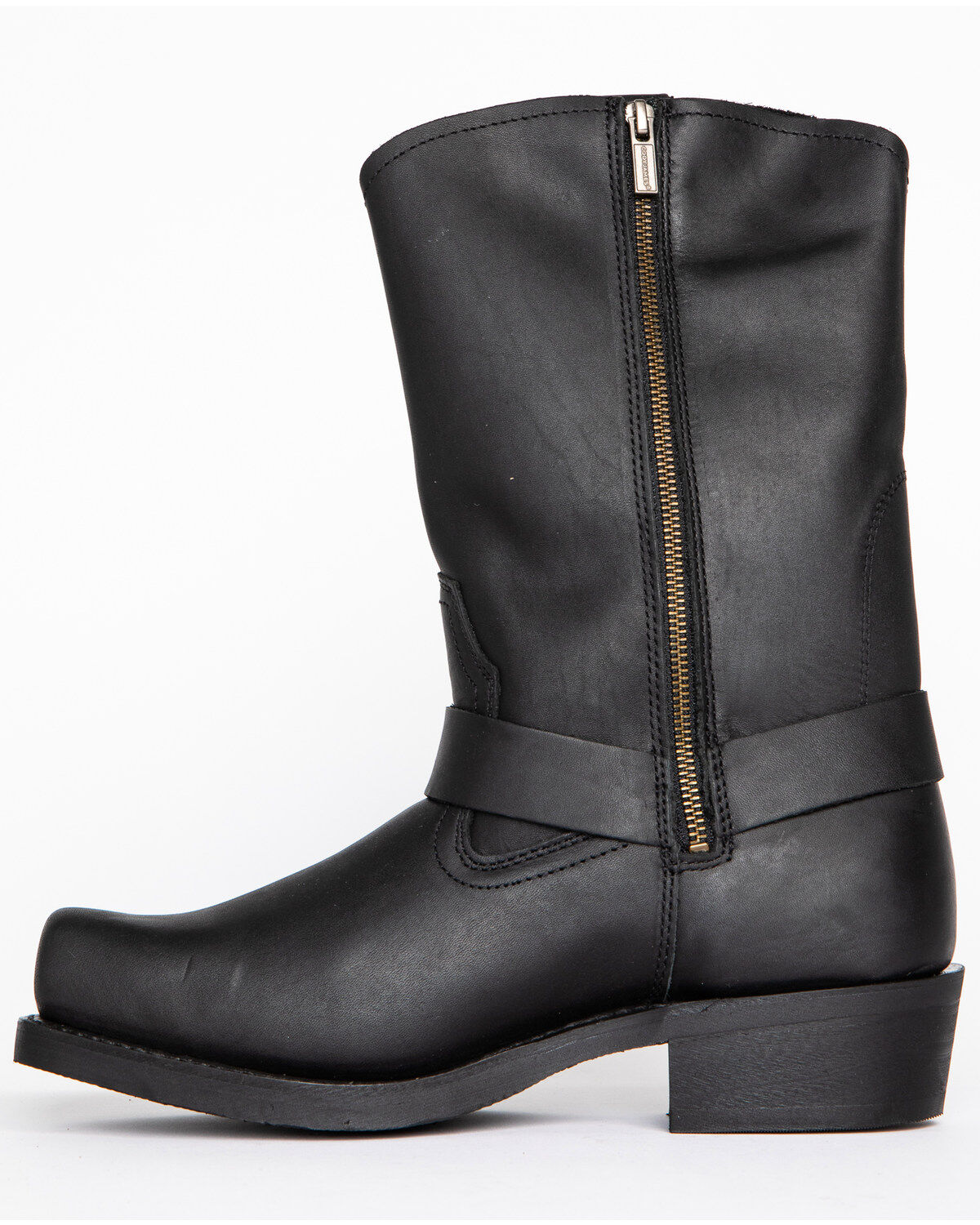 Image #3 - Cody James® Men's Zipper Harness Motorcycle Boots, , hi-res