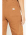 Image #4 - Carhartt Women's Vintage Fit Duck High Rise Double-Front Work Pants, Brown, hi-res