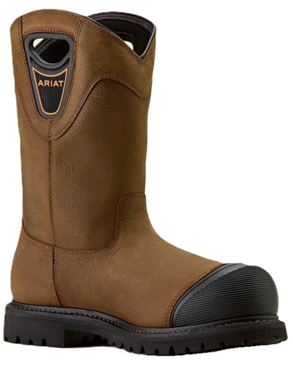 Ariat Men's Longview Shock Shield Waterproof Work Boots - Composite Toe, Brown, hi-res