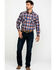 Image #6 - Rough Stock By Panhandle Men's Walpole Stretch Plaid Print Long Sleeve Western Shirt , , hi-res