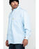 Image #3 - Wrangler 20X Men's FR Small Striped Long Sleeve Work Shirt - Tall , , hi-res