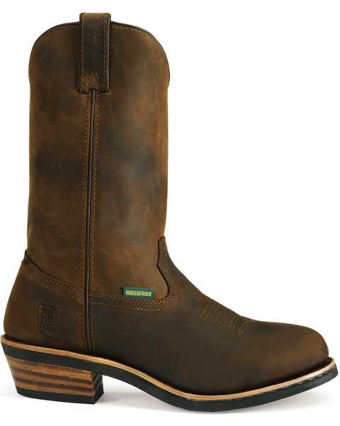 Image #8 - Dan Post Men's Albuquerque Waterproof Western Work Boots - Soft Toe, Distressed, hi-res