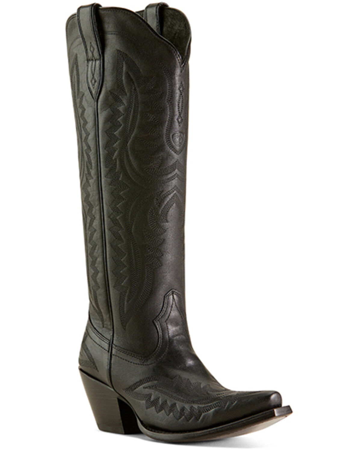 Image #1 - Ariat Women's Casanova Tall Western Boots - Snip Toe, Black, hi-res