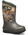 Image #1 - Bogs Boys' Neo Classic Real Tree Waterproof Boots - Round Toe, Dark Green, hi-res