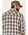 Image #5 - Resistol Men's Cedar Ombre Plaid Print Long Sleeve Snap Western Shirt, Brown, hi-res
