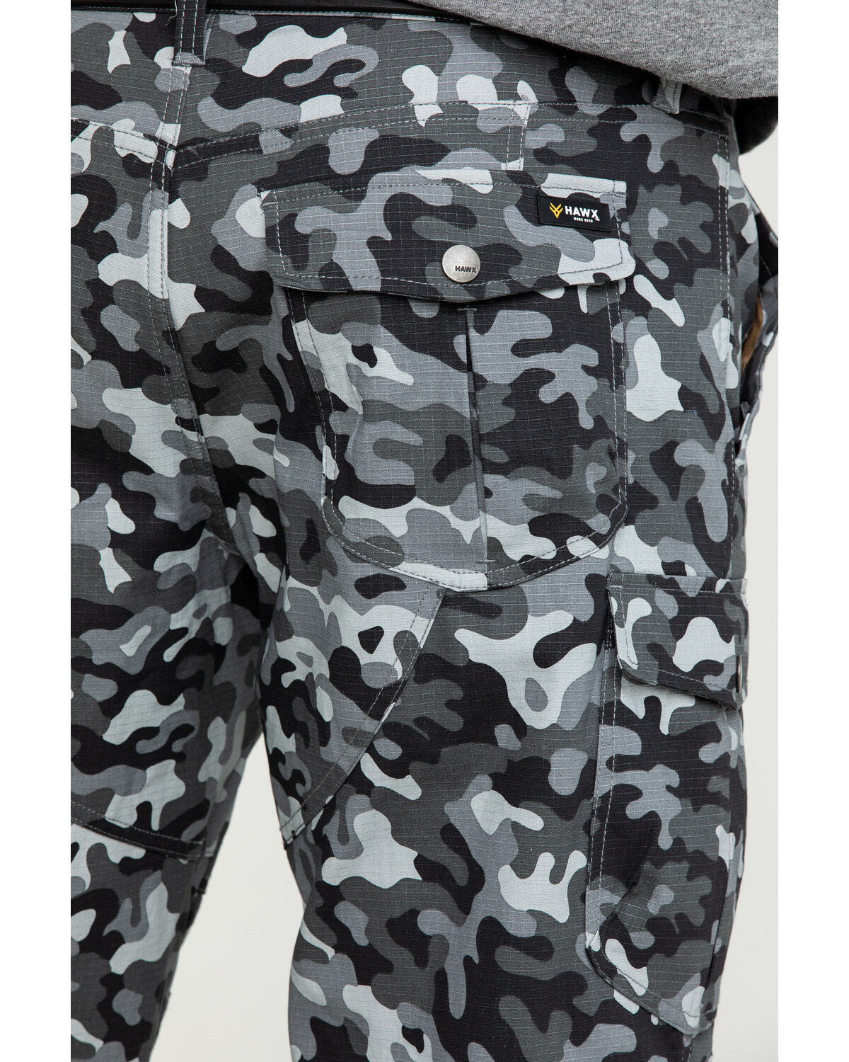 men's gray camo cargo shorts