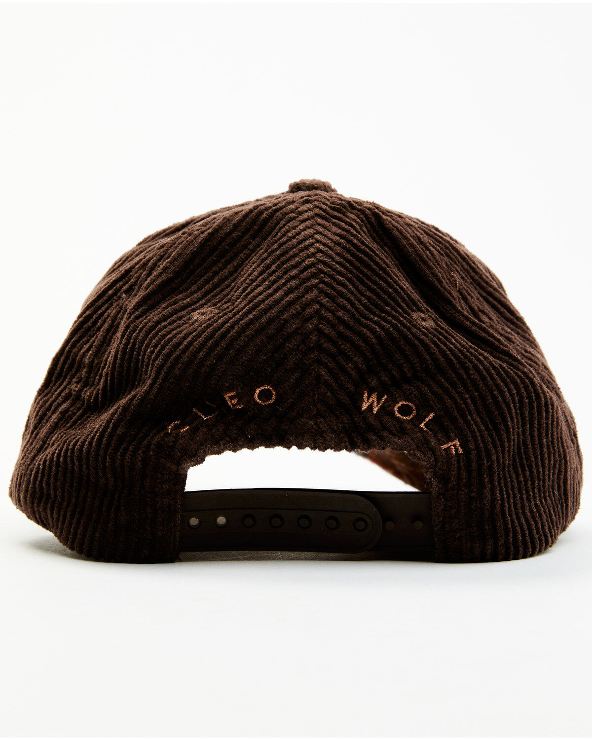 Image #3 - Cleo + Wolf Women's Solid Corduroy Ball Cap, Brown, hi-res