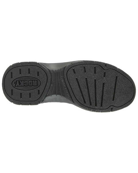 Image #5 - Rocky Men's Slip Stop Oxford Duty Shoes, Black, hi-res
