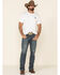 Image #3 - Cowboy Up Men's How 'Bout A Shot Short Sleeve Graphic T-Shirt, White, hi-res