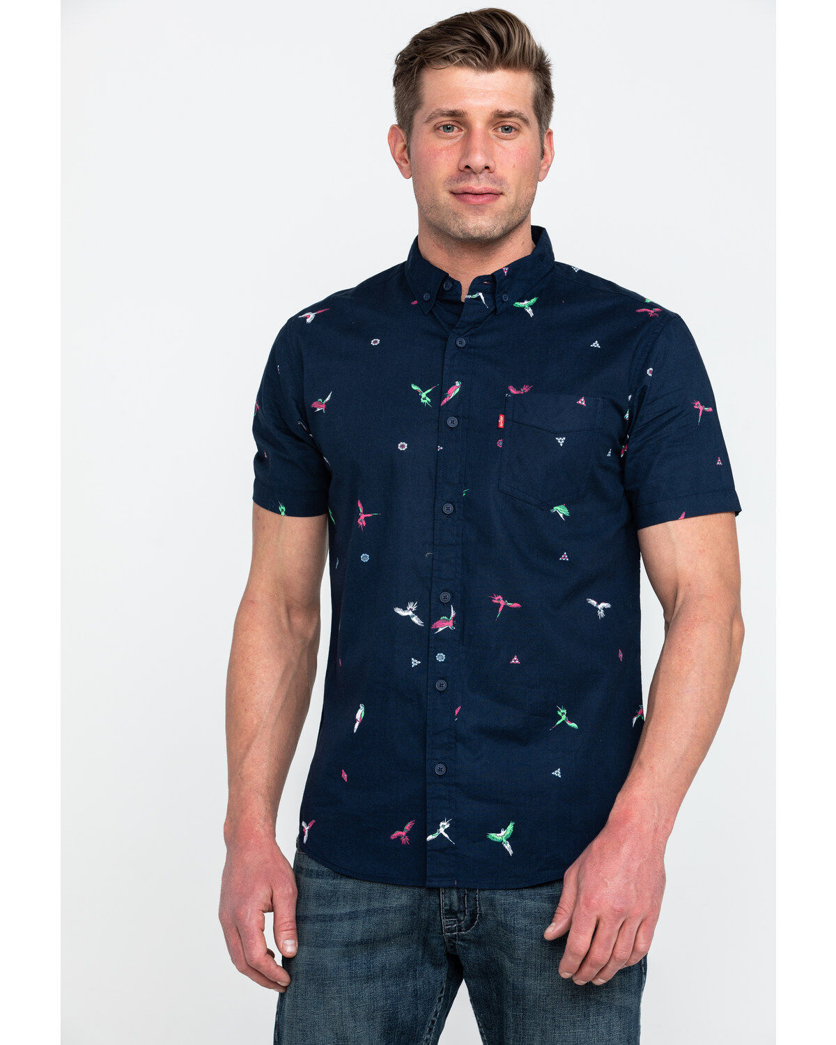levis parrot shirt
