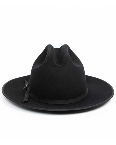 Image #5 - Stetson Open Road 6X Felt Western Fashion Hat, Black, hi-res