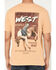 Image #4 - Wrangler Men's Spirit of the West Short Sleeve Graphic T-Shirt, Gold, hi-res