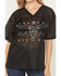 Image #3 - Youth in Revolt Women's Steerhead Short Sleeve Graphic Jersey Shirt, Black, hi-res