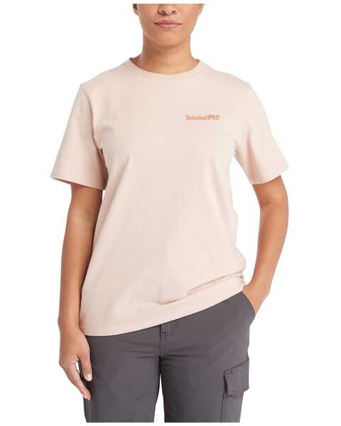 Timberland PRO® Women's Core Short Sleeve T-Shirt, Pink, hi-res