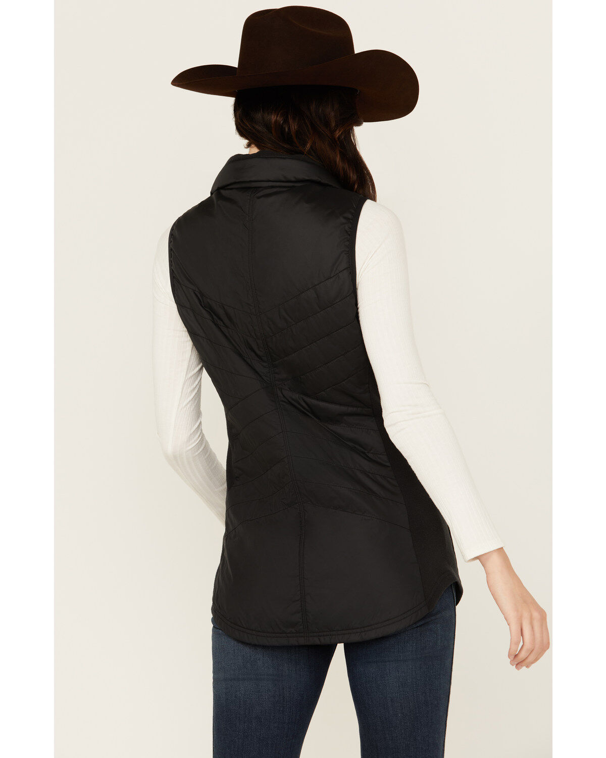 Image #4 - Columbia Women's Mix It Around Long Zip-Up Vest, Black, hi-res